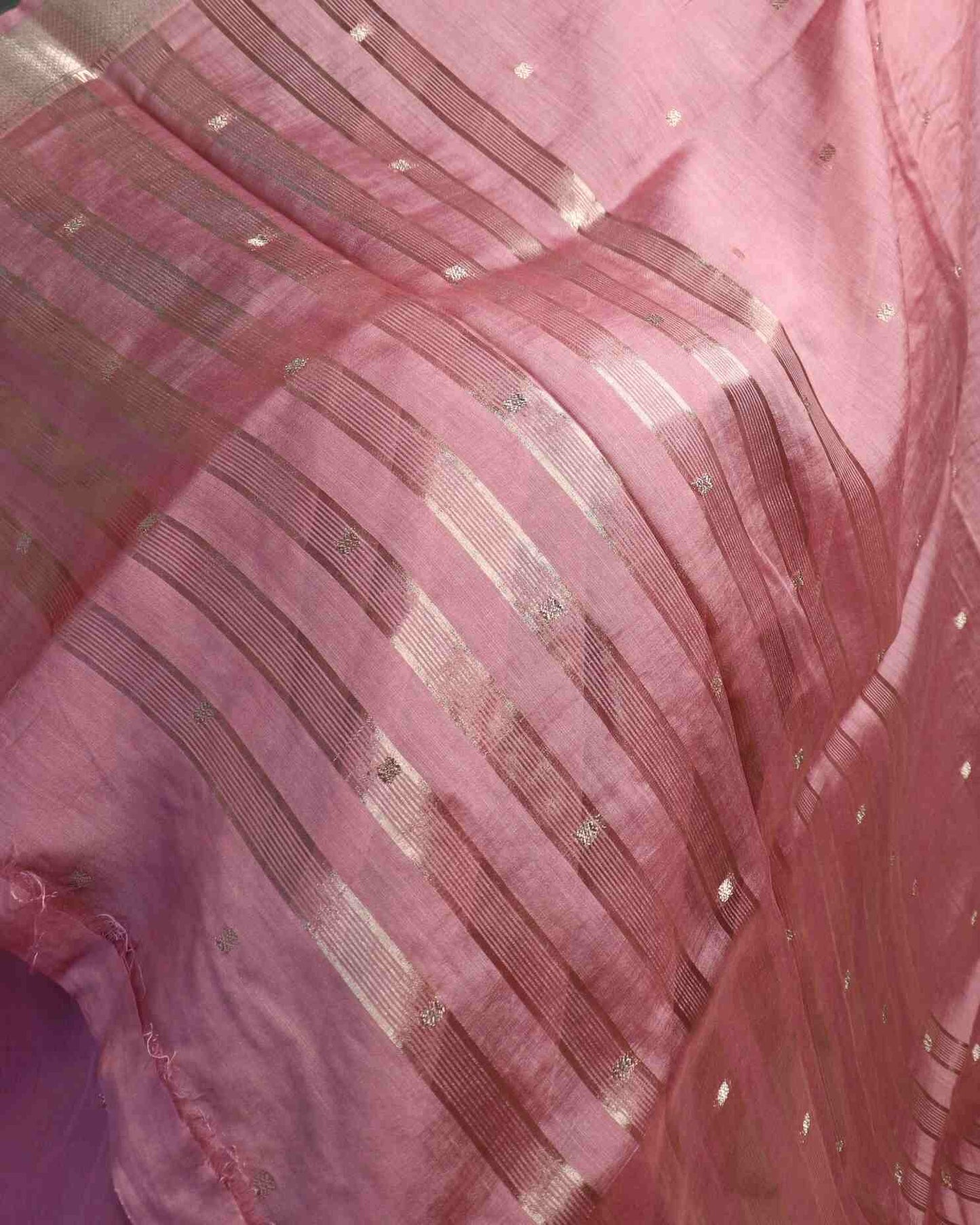 Onion Cotton Silk Banarasi Saree