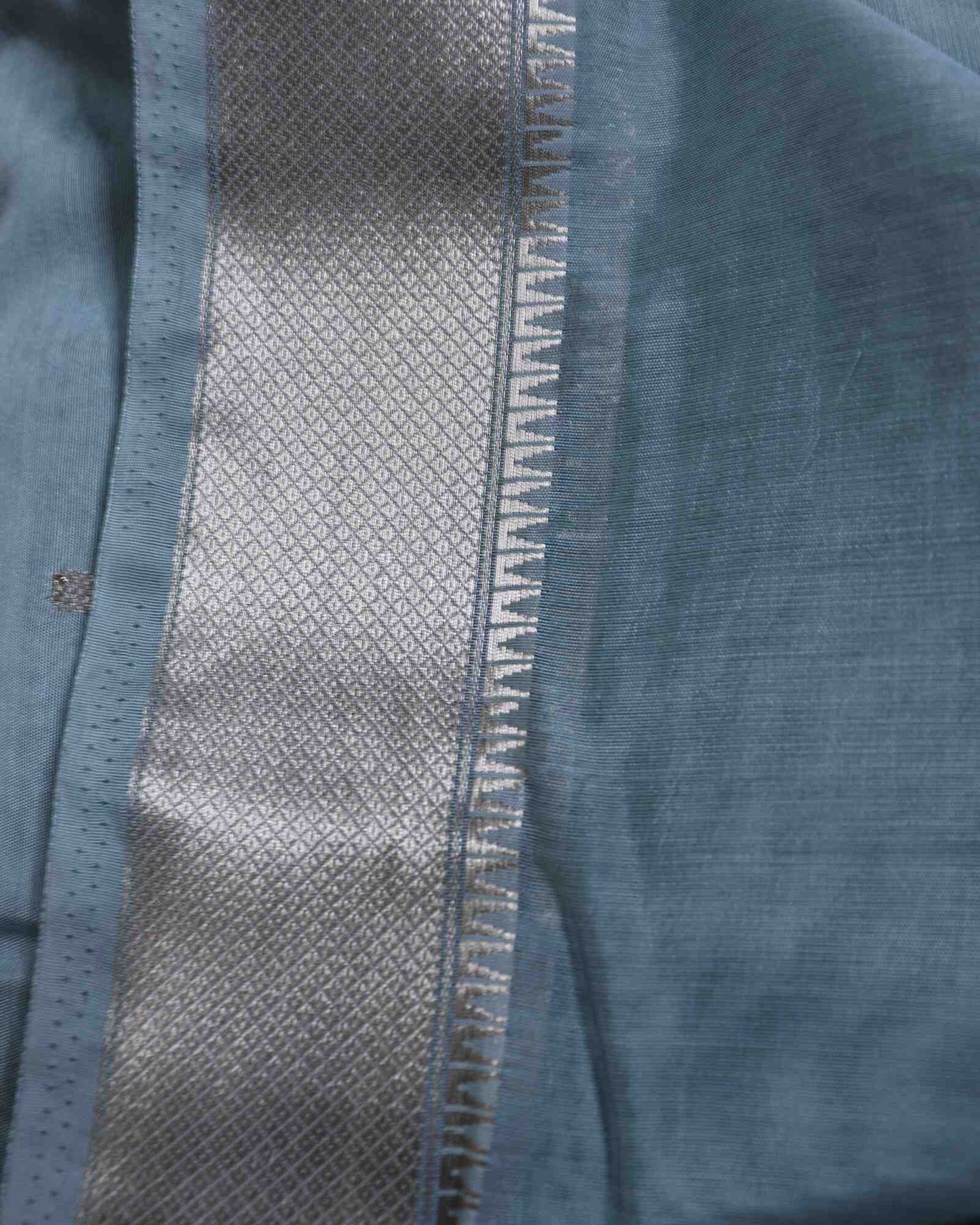 Sky Blue Cotton Silk Banarasi Saree