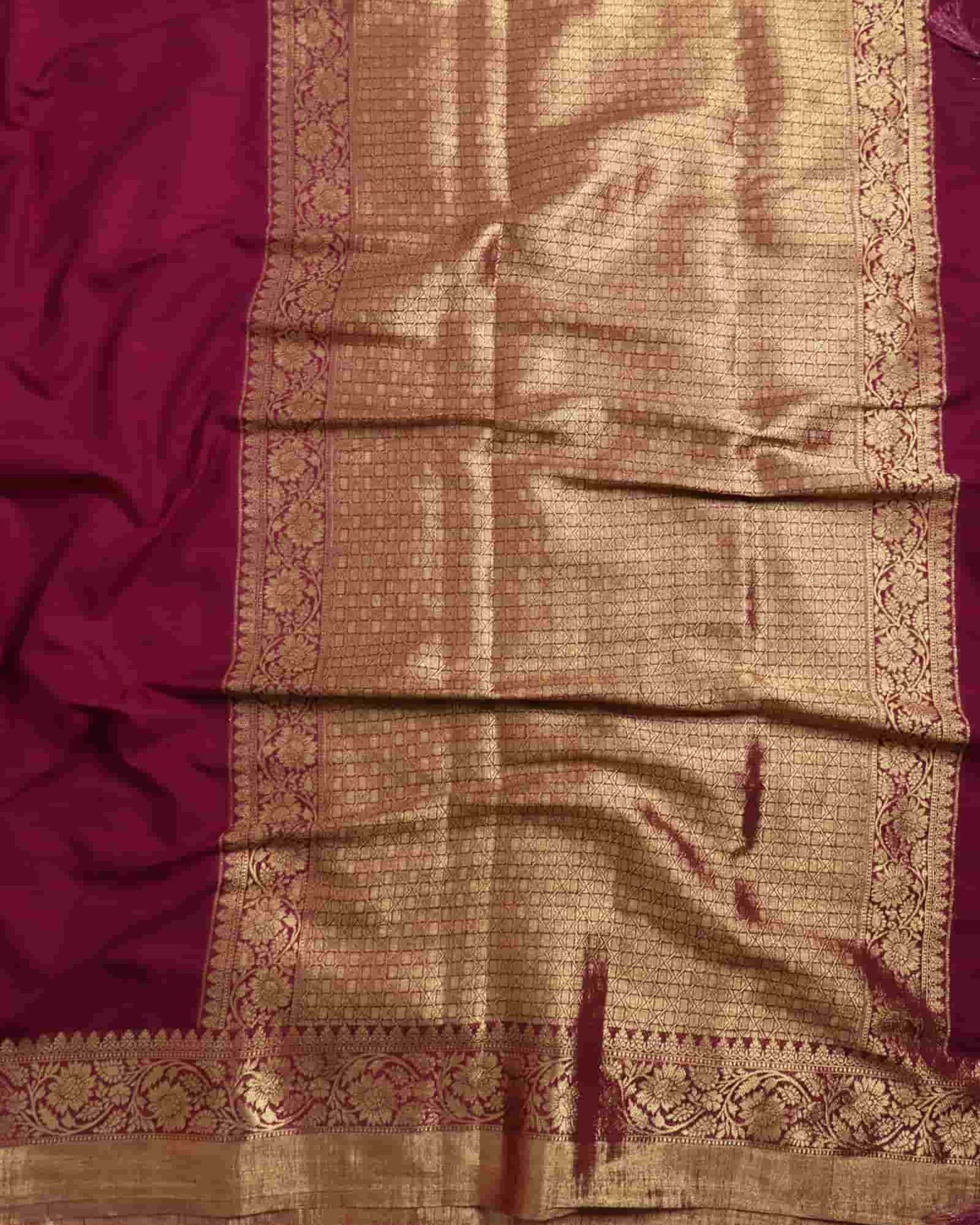 Maroon South Silk Saree