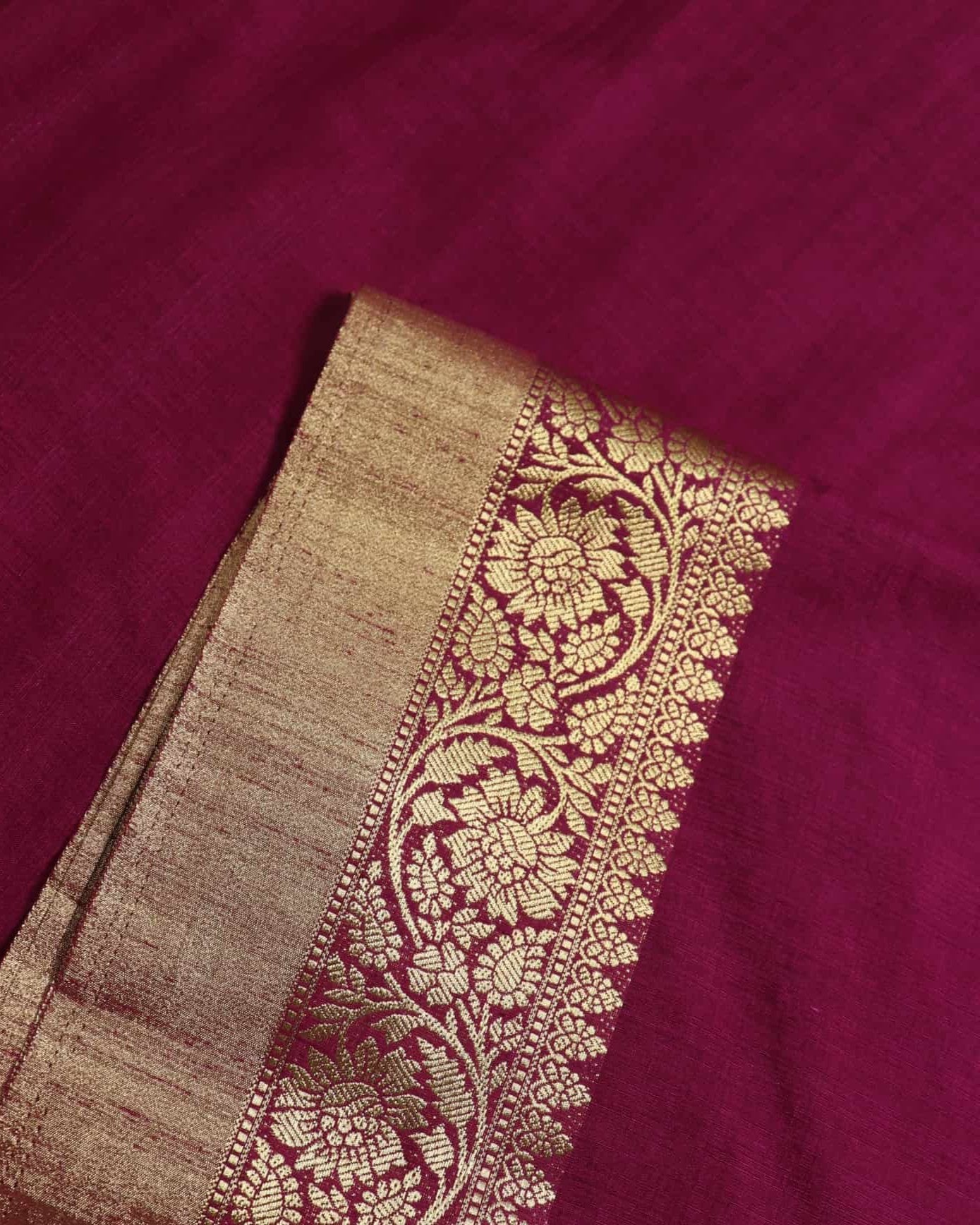 Maroon South Silk Saree