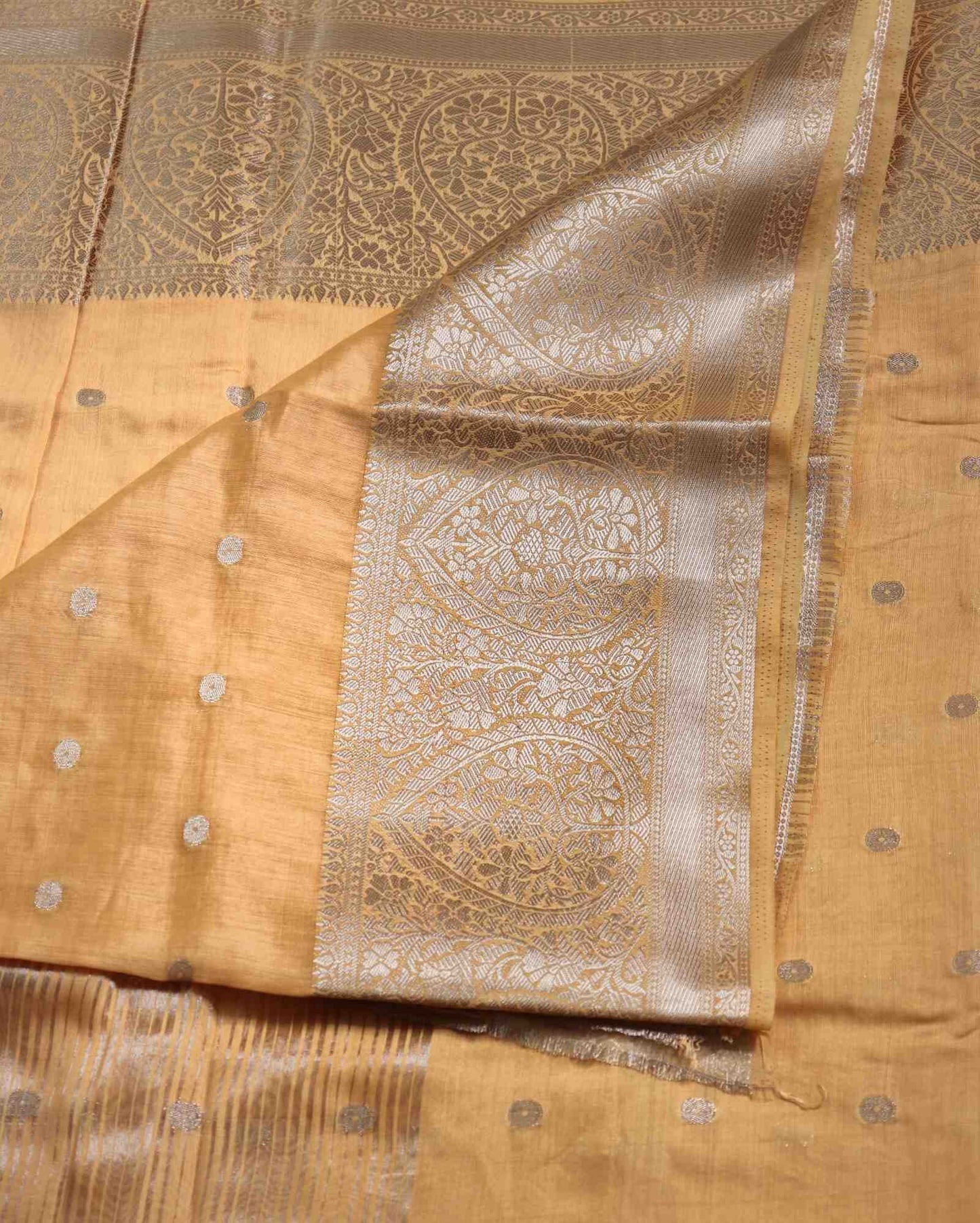 Honey Cotton Silk Banarasi  Saree