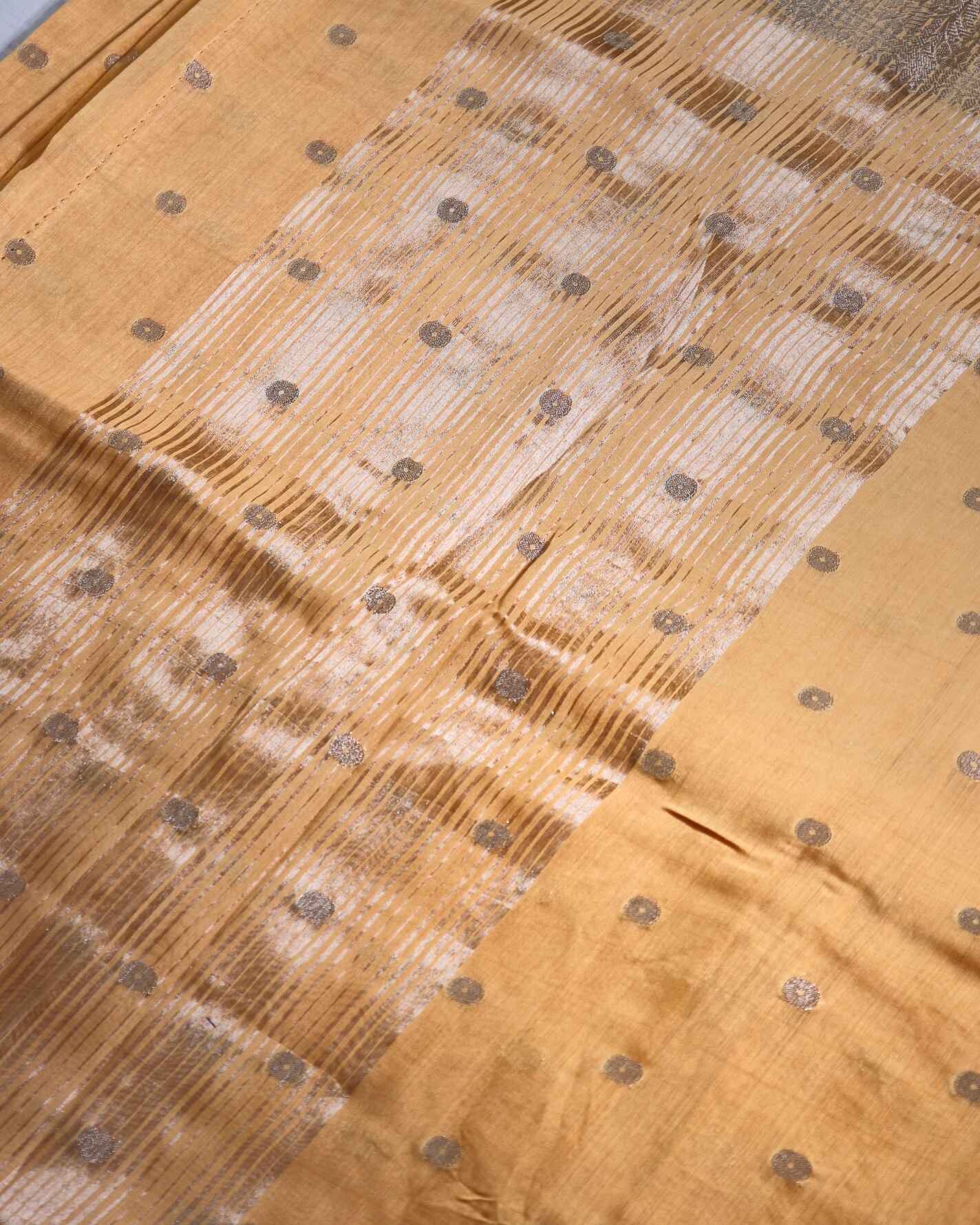 Honey Cotton Silk Banarasi  Saree