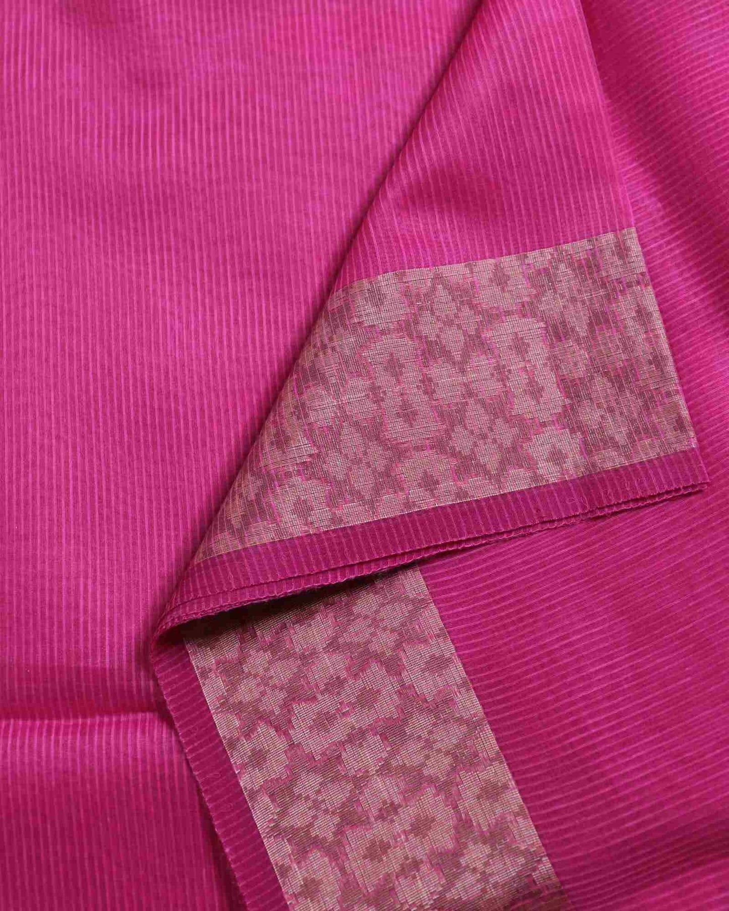 Pink Kota Silk Saree